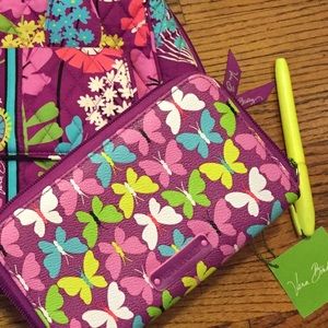 NWT Vera Bradley wallet flutterby